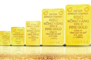 Giá vàng miếng SJC rời mốc 120 triệu đồng/lượng