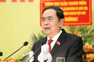 Chủ tịch Quốc hội Trần Thanh Mẫn phát biểu tại Đại hội đại biểu lần thứ VIII, nhiệm kỳ 2025-2030 của Đảng bộ Kiểm toán Nhà nước