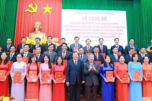 Danh sách Bí thư Đảng ủy 124 xã, phường tỉnh Vĩnh Long