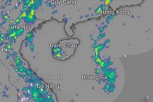 Vùng áp thấp trên Biển Đông khả năng mạnh thành áp thấp nhiệt đới