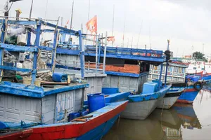 Hoàn thành kêu gọi tàu thuyền vào nơi neo đậu trước 15 giờ ngày 21-10