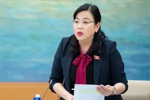 Chủ nhiệm Ủy ban Khoa học, Công nghệ và Môi trường Nguyễn Thanh Hải báo cáo thẩm tra 