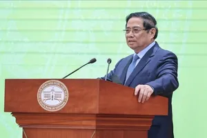 Thủ tướng Phạm Minh Chính phát biểu tại hội nghị. Ảnh: VGP