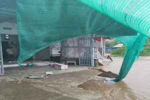 Hiện trường vụ sạt lở