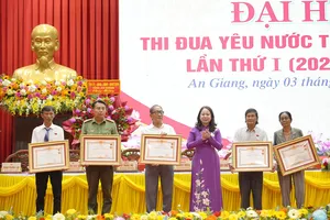 Phó Chủ tịch nước Võ Thị Ánh Xuân dự Đại hội Thi đua yêu nước tỉnh An Giang