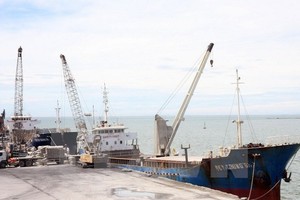 Nghi Son deep water port in Thanh Hoa Province (Photo: VNA)
