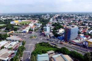 A view of Thu Dau Mot city of Binh Duong province (Photo: VNA)