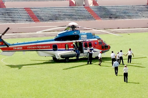 Sun group Corportation arrives in Tay Ninh Province for study the province's potential before ivnesting in the province's touristm (Photo: SGGP0