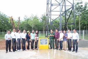 Fresh water reservoir makes available for residents in border crossings