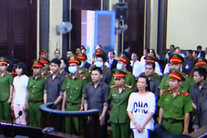 At the first-instance trial (Photo: tuoitre.vn)