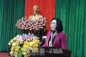 Ngo Thi Thanh Hang, Standing Vice Secretary of the municipal Party Committee (Source: VNA)