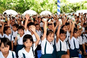 Drop-out rates of children aged 5-14 fall