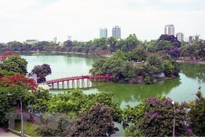 A view of Hoan Kiem Lake (Photo: VNA)
