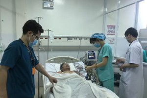 Doctors are saving the patient