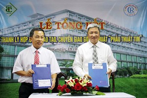 Cho Ray Hospital transferred advanced heart surgery technique to the Can Tho Central General Hospital