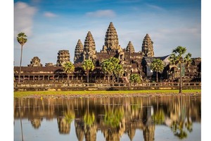 A tourist attraction in Cambodia (Photo: SGGP)