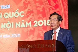 President of the Vietnam Journalists Association Thuan Huu (Source: VNA)