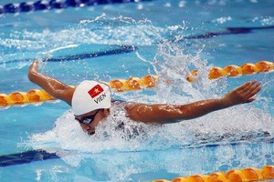 Vietnam top Southeast Asia swimming event  