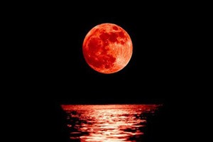 A lunar eclipse phenomenon