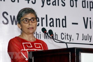 Swiss Ambassador to Vietnam Beatrice Maser Mallor (Photo: VNA)