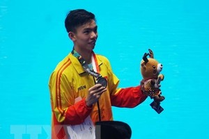 Vietnamese swimmer Nguyen Huy Hoang (Photo: VNA)
