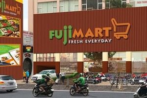 The first FujiMart using modern Japanese-style will open in Hanoi this month (Photo courtesy of BRG)