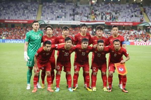 Vietnamese men’s football team (Photo: VNA)