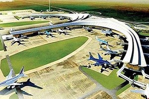 Artist's interpretation of a corner of Long Thanh Airport