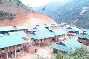 A resettlement area in Thanh Hoa (Photo: SGGP)