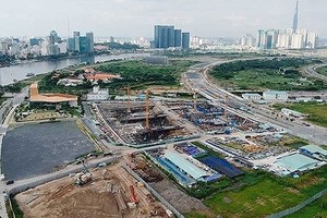 A corner of Thu Thiem New Urban Area (Photo: SGGP)