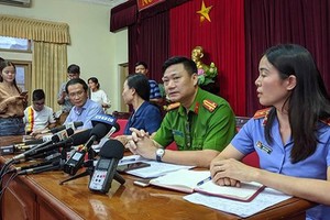 At the press briefing (Photo: SGGP)