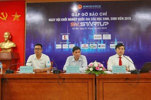 At the press brief (Photo: SGGP)