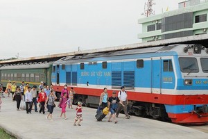 A train in Saigon Railway station (Photo: SGGP)