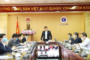 Deputy Health Minister Nguyen Thanh Long at the conference (Photo: VNA)