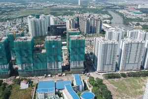 An aerial view of a high-rise condo (Photo: SGGP)