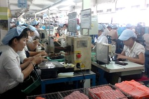 PouYuen Vietnam has approximately 62,000 employees mostly women (Photo: SGGP)