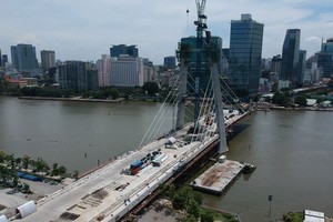One of key traffic constructions in HCMC (Photo: SGGP)