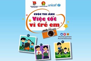 A photo contest honouring good deeds for children has been launched (Photo: nhandan.com.vn)