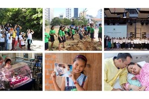 The money raised through a charity race for UpRace is being donated to Newborns Vietnam, GreenViet, Vietseeds, and Operation Smile. (Photo Courtesy of VNG)
