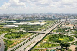 The infrastructure of the Eastern area of HCMC – the to-be Thu Duc City. (Photo: SGGP)