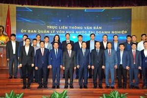 Leaders of CMSC and 19 member enterprises are participating in the conference. (Photo: SGGP)