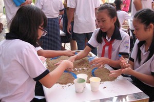 Students took part in the 2019 traditional camp. (Photo: SGGP)