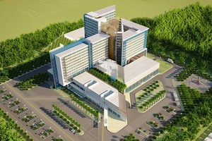 An artist's impression of Cu Chi Hospital (Photo: SGGP)