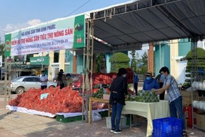 Binh Phuoc authority helps farmers sell agricultural produce