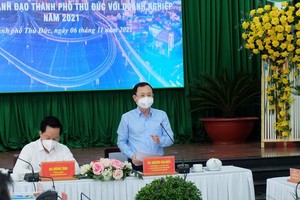 Thu Duc City committed to maximum support for businesses