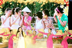 Spring atmosphere in the air countrywide