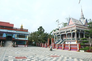 Unique Khmer’s pagoda in Soc Trang