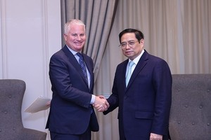 Vietnamese PM receives leaders of US companies in New York