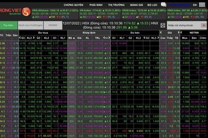 Real estate stocks hit ceiling, VN-Index gains by nearly 20 points