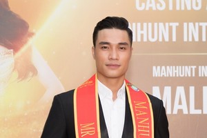 Tran Manh Kien represents Vietnam at Manhunt International 2022